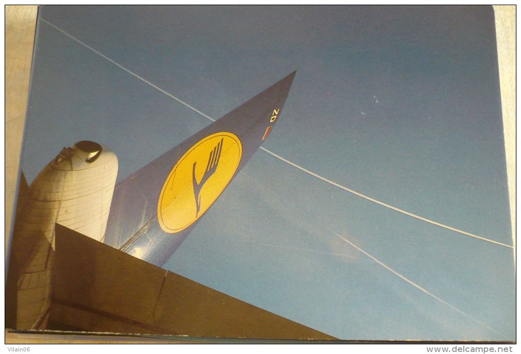 AIRLINES ISSUE / CARTE COMPAGNIE         LUFTHANSA   B 747 - 1946-....: Moderne