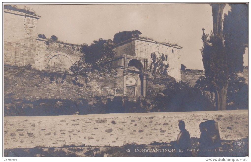 TURQUIE,TURKEY,TURKIYE,CONSTANTINOPLE,ISTANBUL  EN 1920,PORTE ANCIENNE - Turkey