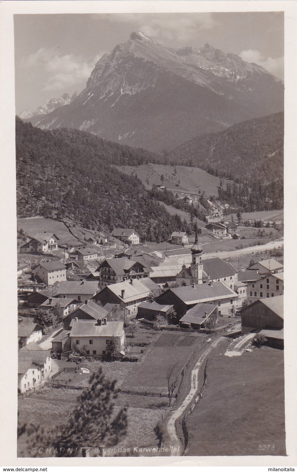 Scharnitz Gegen Das Karwendeltal * Tirol (5273) * 1936 - Sonstige & Ohne Zuordnung