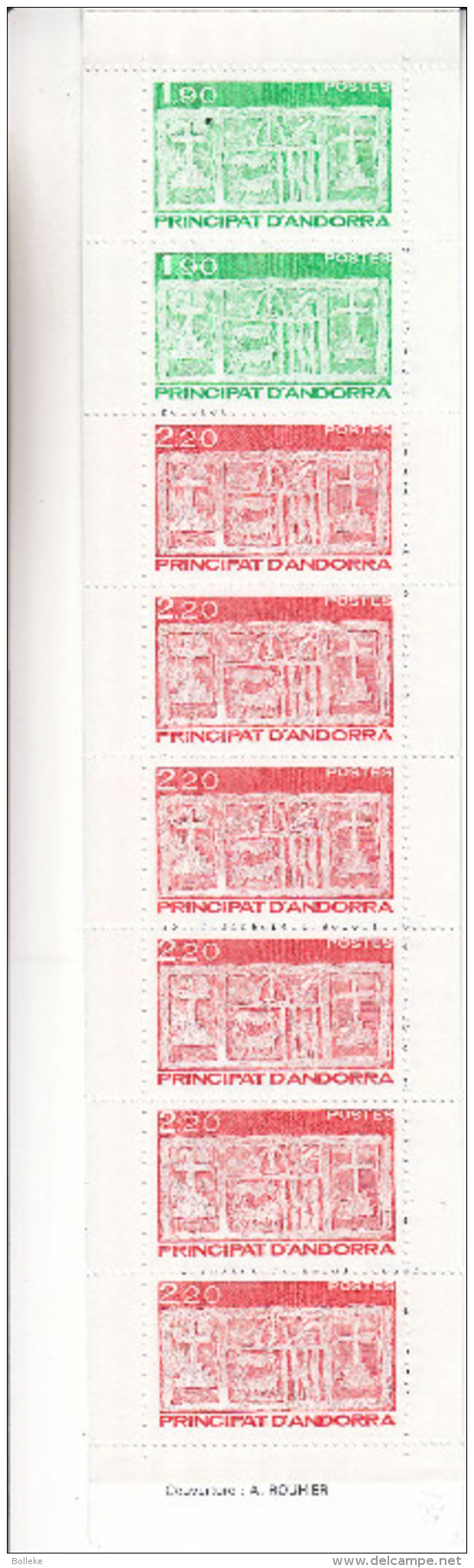 Andorre Français - Yvert Carnet 356 A ** - MNH138 / 53 ** - MNH - Valeur 250 Euros - Postzegelboekjes