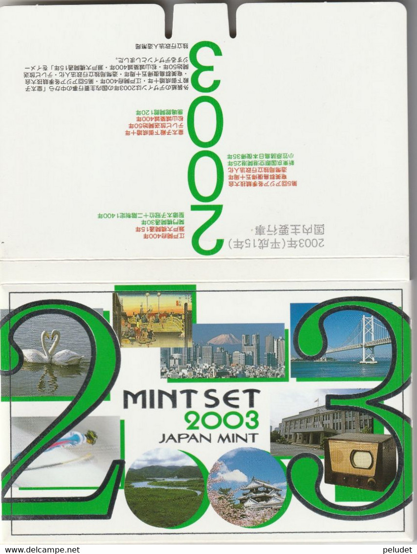 2003 Mint Set Japan Mint -  500 100 50 10 5 1 Yen - Japón