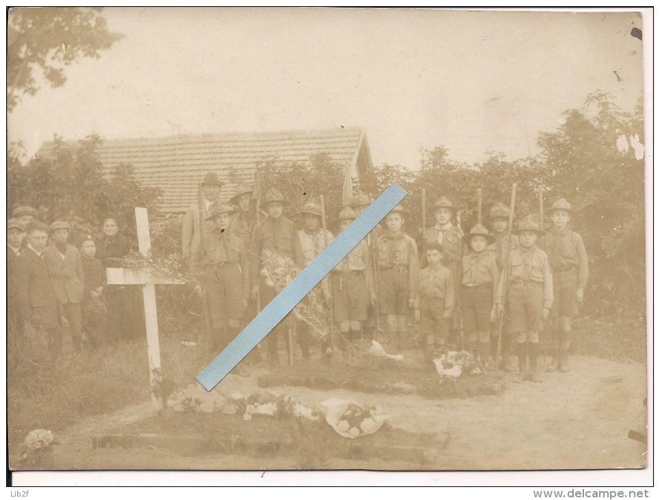 Scout Inhumation Prob Poilus 1914/1920 Scoutisme Patriotisme Doncoeur Tranchées Poilus 1914-1918 14-18 Ww1 Wk1 - War, Military