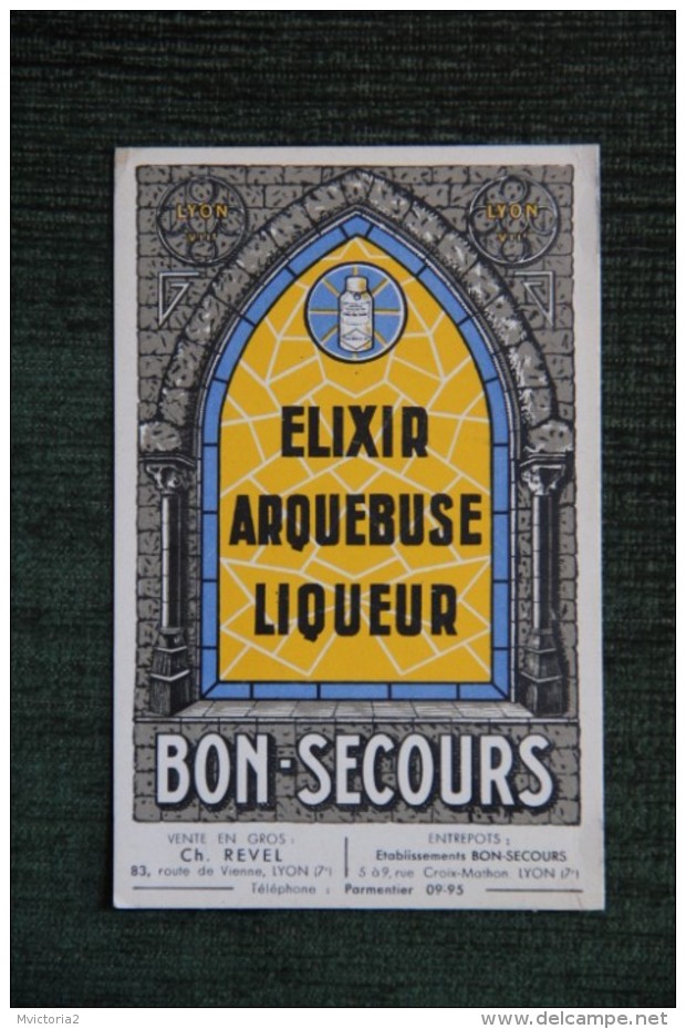 ELIXIR ARQUEBUSE LIQUEUR - BON SECOURS (la Tarentaise ) - Alkohol