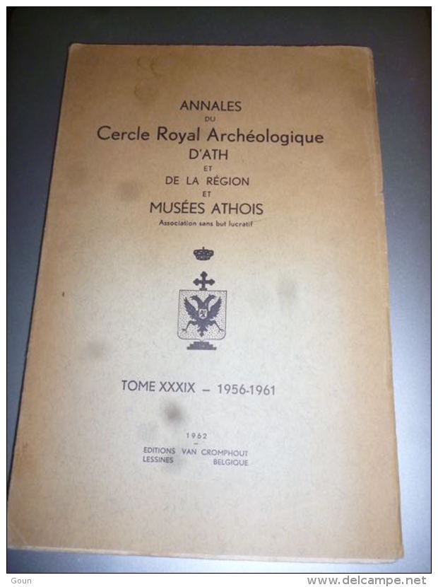 CB9LC152 - Annales Cercle Archéologique De  ATh Tome 39 1956-1961 - Zonder Classificatie