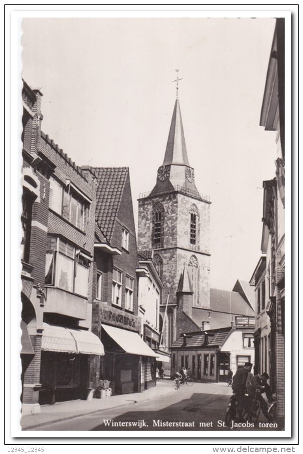 Winterswijk, Misterstraat Met St. Jacobs Toren - Winterswijk