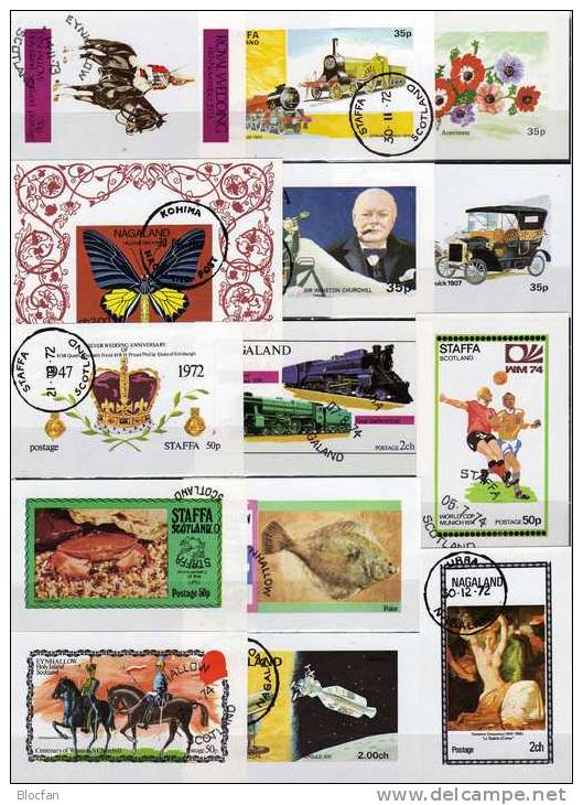 Topics History Sport Nature UK Locale Isle 14 Bloc O 32€ Hb Olympic Art Fauna Flower Flora Souvenir Sheet Bf Scotland GB - Vrac (max 999 Timbres)