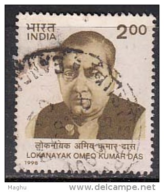 India Used 1998, Lokanayak Omeo Kumar Das, Freedom Fighter (sample Image) - Used Stamps