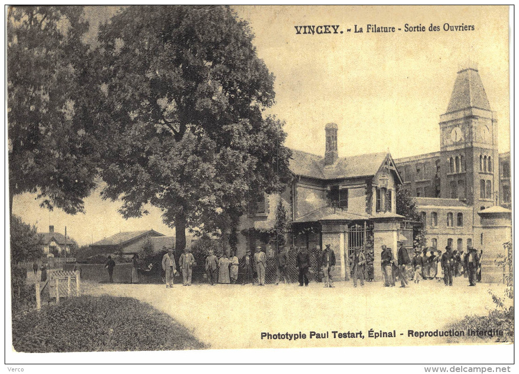 Carte Postale Ancienne De VINCEY - Vincey