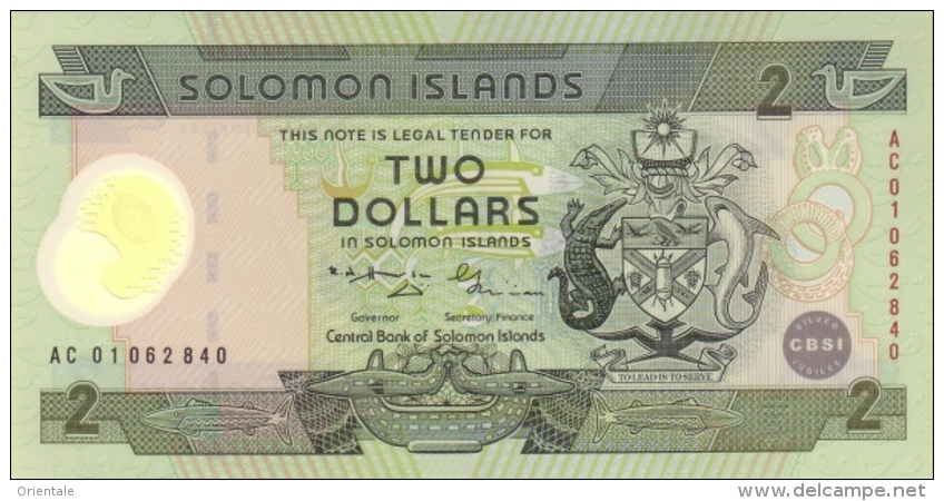 SOLOMON ISLANDS P. 24 50 D 2001 UNC - Solomon Islands
