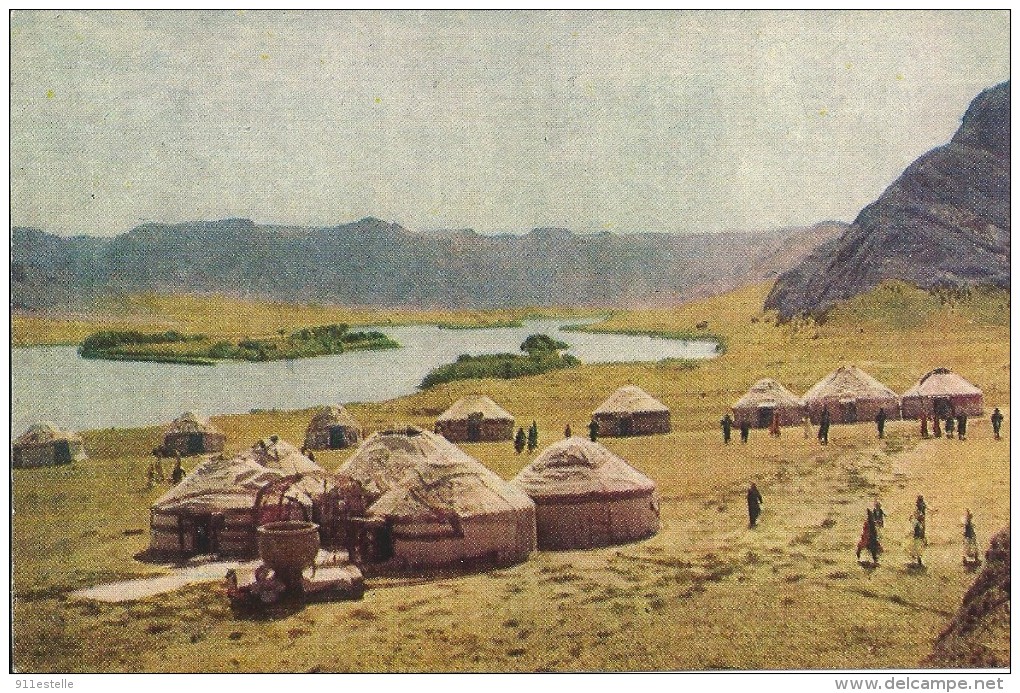 Mongolie   - Légende En Cyrillique Carte De L'époque U.R.S.S. ( Voir Verso ) - Mongolië