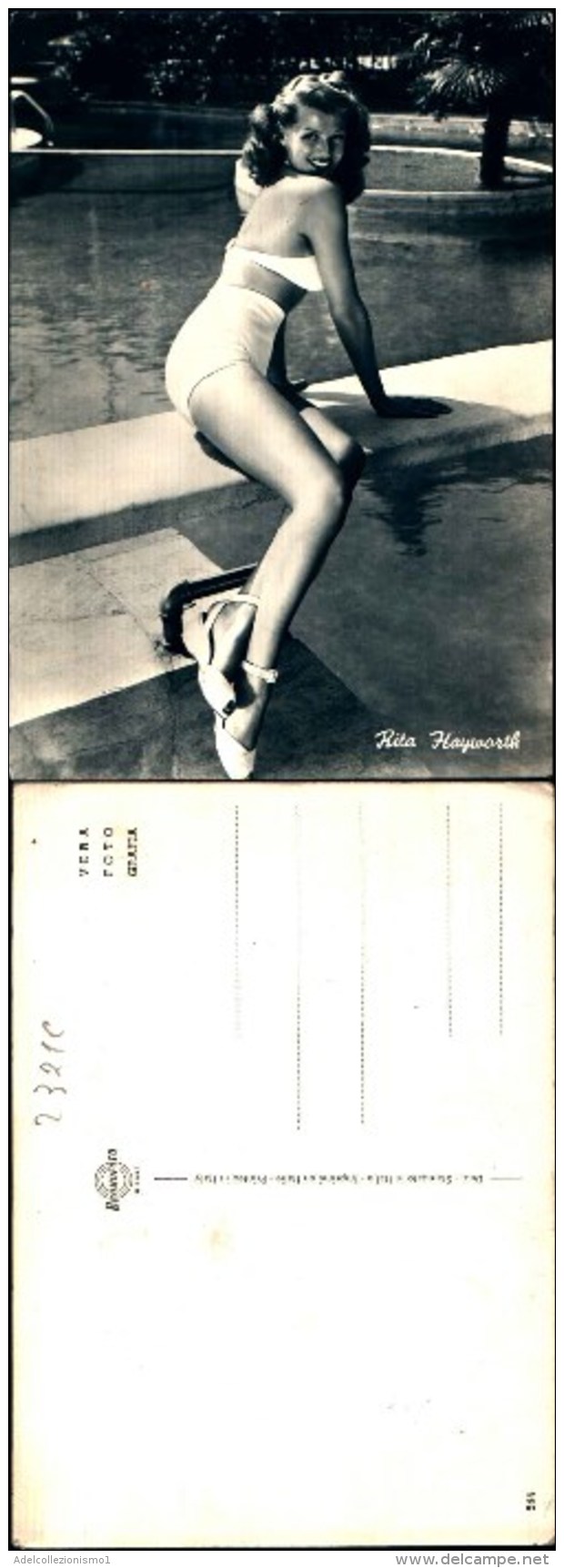 2371c) Cartolina- Rita Hayworth-nuova - Femmes Célèbres