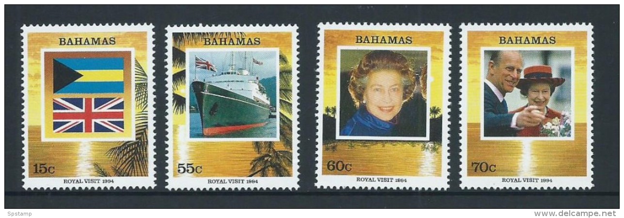 Bahamas 1994 Royal Visit Set Of 4 MNH - Bahamas (1973-...)