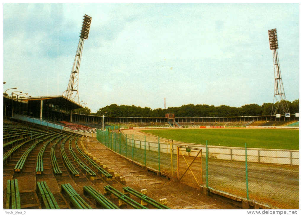 AK Olimpijski Stadion Postkarte WSK Slask Wroclaw Breslau Polen Poland Polska Pologne Polonia Pologne Wroc&#322;aw - Fussball