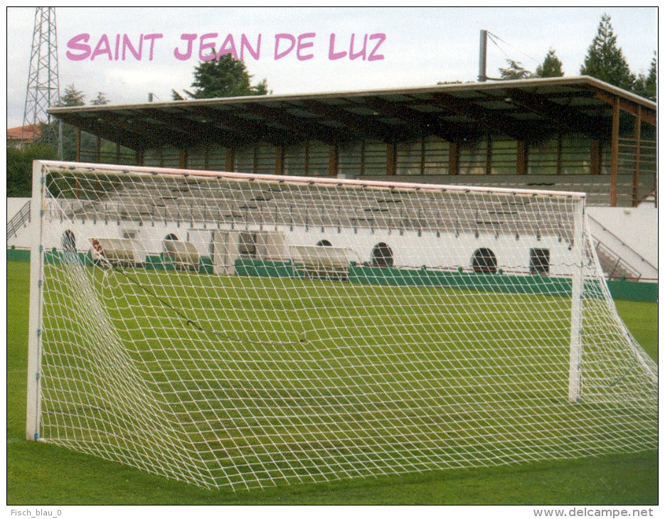 AK Stadion Postkarte Parc Des Sports Du Pavillon Bleu Saint Jean De Luz Stade Stadium Postcard Frankreich FRANCE Stadio - Fussball