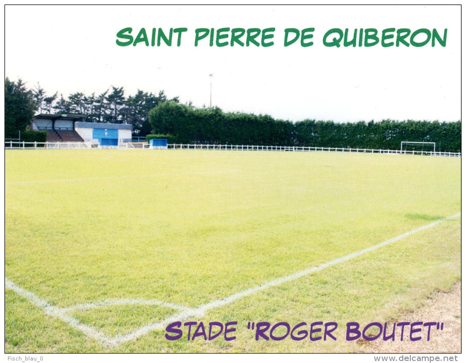 K Stadion Saint Pierre De Quiberon Stade Roger Boutet St. Frankreich FRANCE Stadio Estadio Stadium Postcard Quibeiron - Fussball