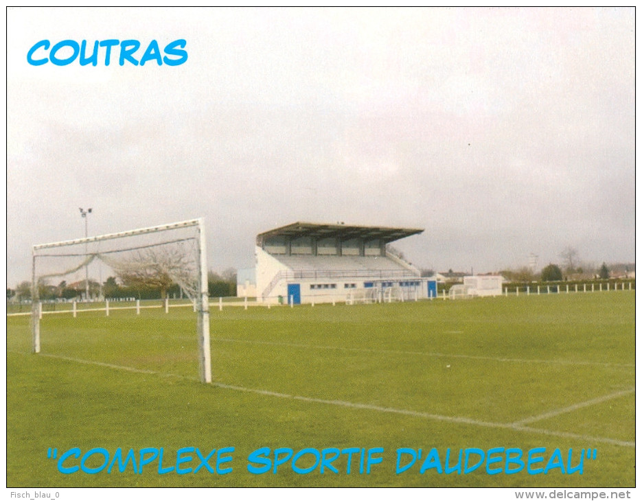 AK Stadion Postkarte Complexe Sportif D'Audebeau Coutras Frankreich FRANCE Stade Stadio Estadio Stadium Postcard FRA - Fussball
