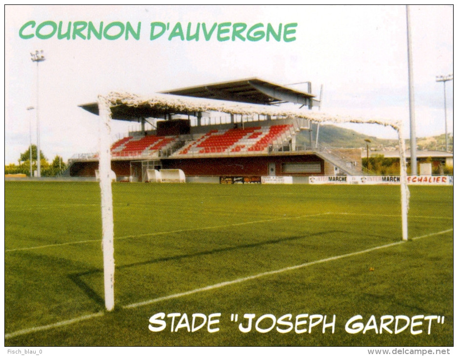 AK Stadion Postkarte Stade Joseph Gardet Cournon D'Auvergne Frankreich FRANCE Stadium Postcard Stadio Estadio Calcio - Fussball