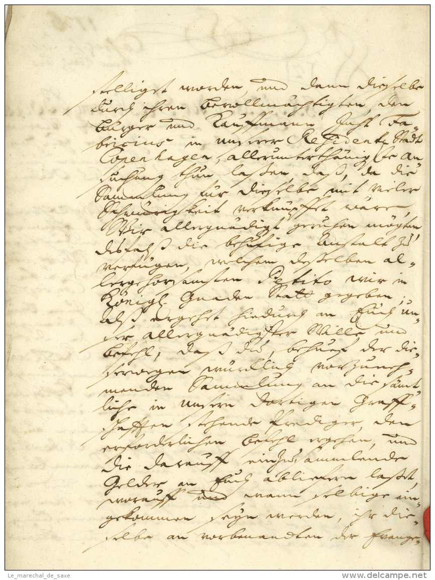 BAU DER ERSTEN EVANGELISCHEN KIRCHE IN KASSEL - [CHRISTIAN VI. (1699-1746). König V. DÄNEMARK U. NORWEGEN - 1736 Denmark - Documents Historiques