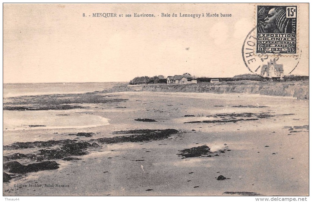 ¤  -  8  -  MESQUER Et Ses Environs   -  Baie Du Lenneguy à Marée Basse   -  ¤¤ - Mesquer Quimiac