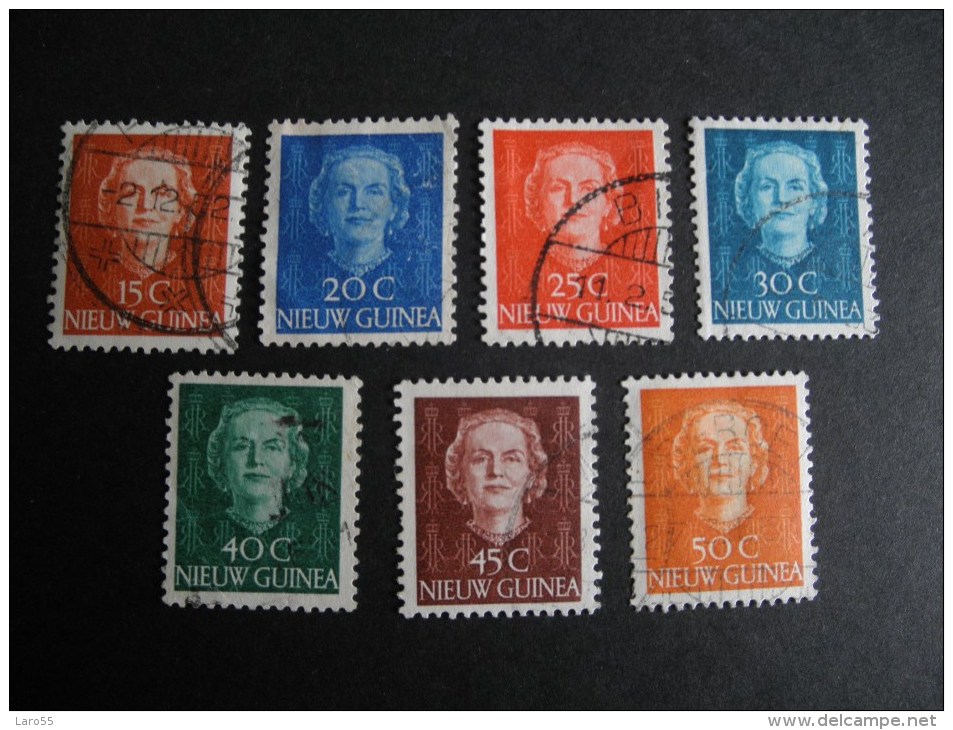 Nederlands Nieuw Guinea NVPH  10 , 11 , 12 , 13 , 14 , 15 , 16 - Netherlands New Guinea