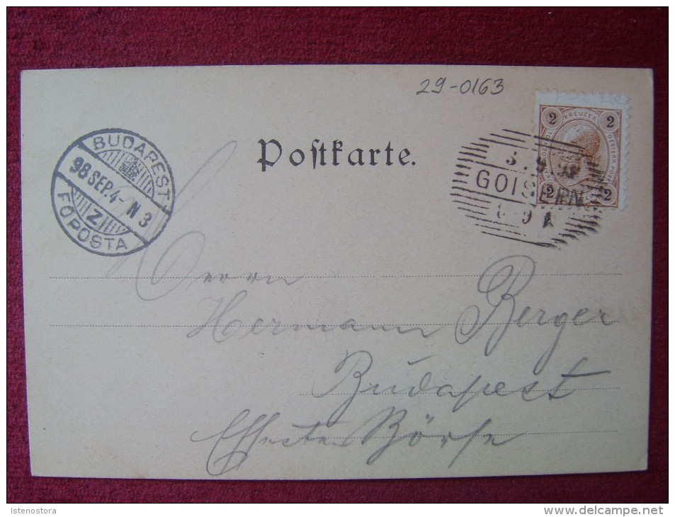 AUSTRIA / TRAUNSEE MIT TRAUNSTEIN / 1898 - Traun