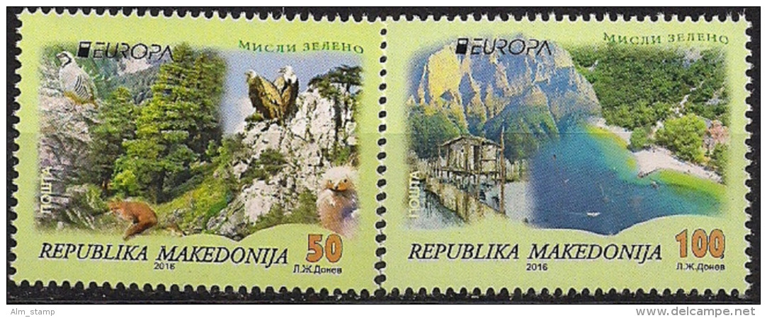 2016 Makedonien  Makedonija Mi. 755-6   **MNH  Europa - 2016