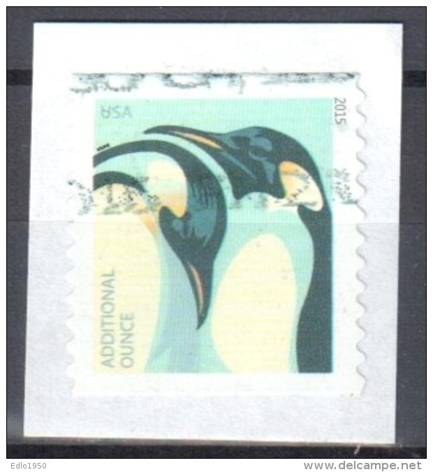 United States 2015 - Penguins - Sc #4990 - Used - Usati