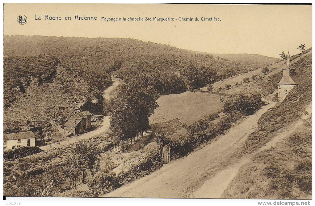 LA ROCHE ..-- Chemin Du Cimetière . Pas Courante !! - La-Roche-en-Ardenne