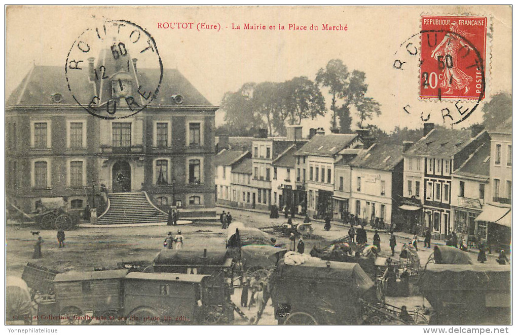 27 - Eure - Routot - Mairie - Place Du Marché - Routot