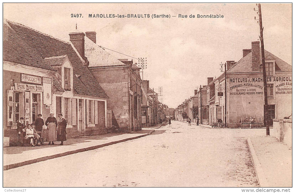 72- MAROLLES-LES-BRAULTS- RUE DE BONNETABLE - Marolles-les-Braults