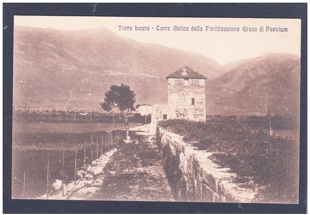 Old Card Of Torre Laura,Paestum, Campania, Italy..N25. - Genova (Genoa)