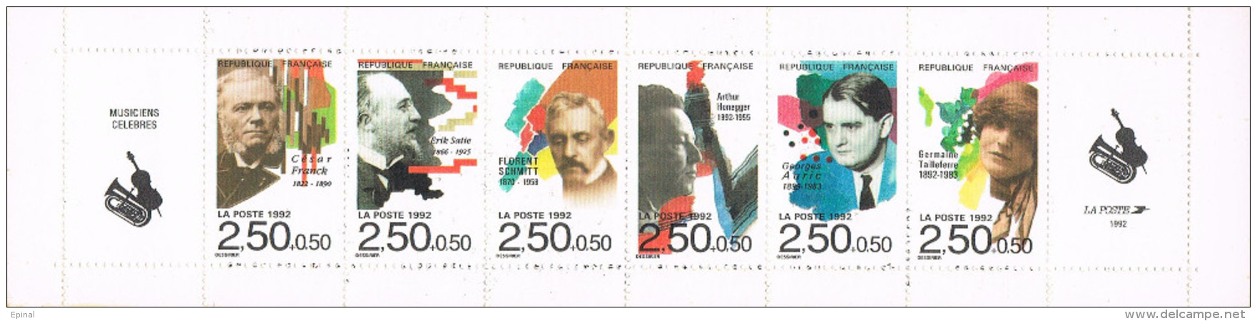 FRANCE : Carnet N° BC2753 ** (Personnages Célèbres : N° 2747 à 2752 **) - PRIX FIXE - - People