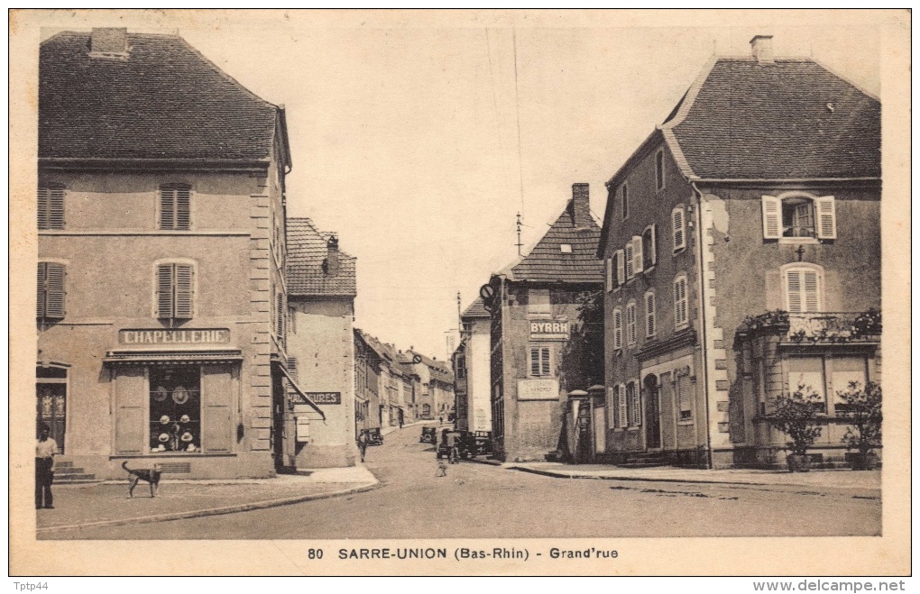 SARRE-UNION - Grand'Rue  - Chapellerie - Chaussures - Sarre-Union
