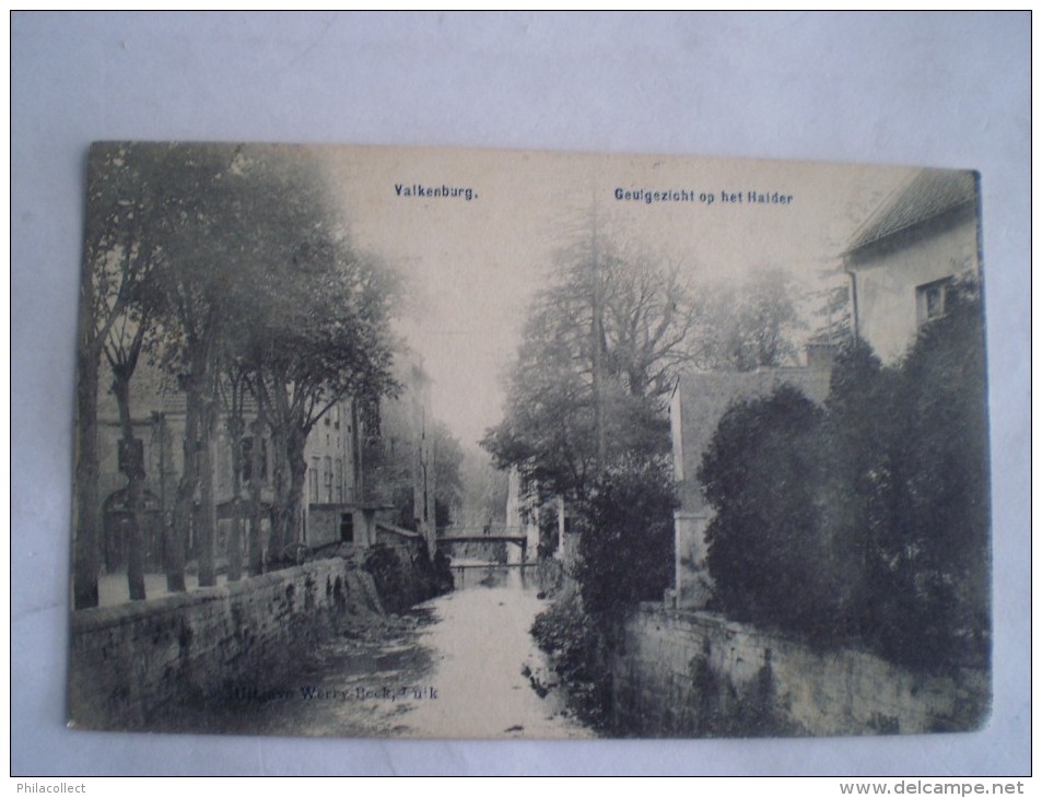 Valkenburg // Geulgezicht Op Het Halder // Ca 1908 Uitg. Werry - Beck - Valkenburg