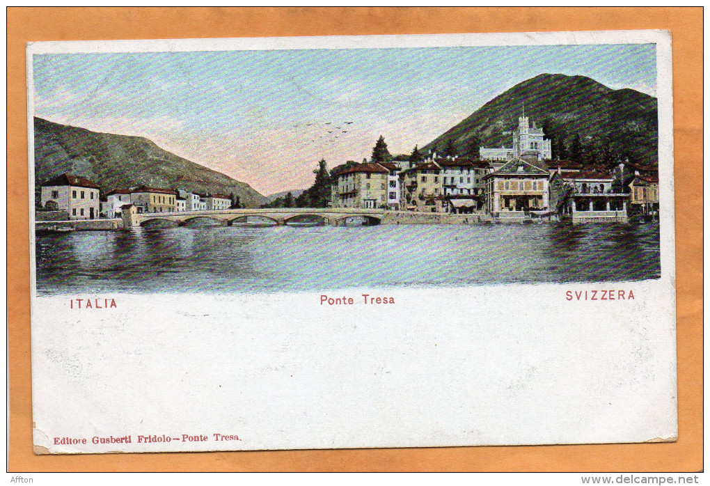 Ponte Tresa 1905 Postcard - Tresa