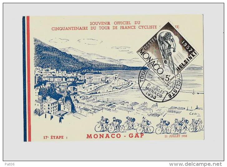 THEMA &laquo; CYCLISME &raquo;Principauté De Monaco &laquo; MONACO &raquo;* Monaco Assimilé Aux Tarifs Postaux Français - Collezioni & Lotti