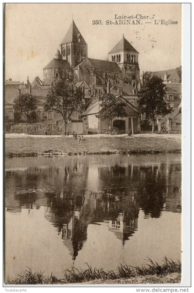 CPA 41 ST AIGNAN L EGLISE  1931 - Saint Aignan