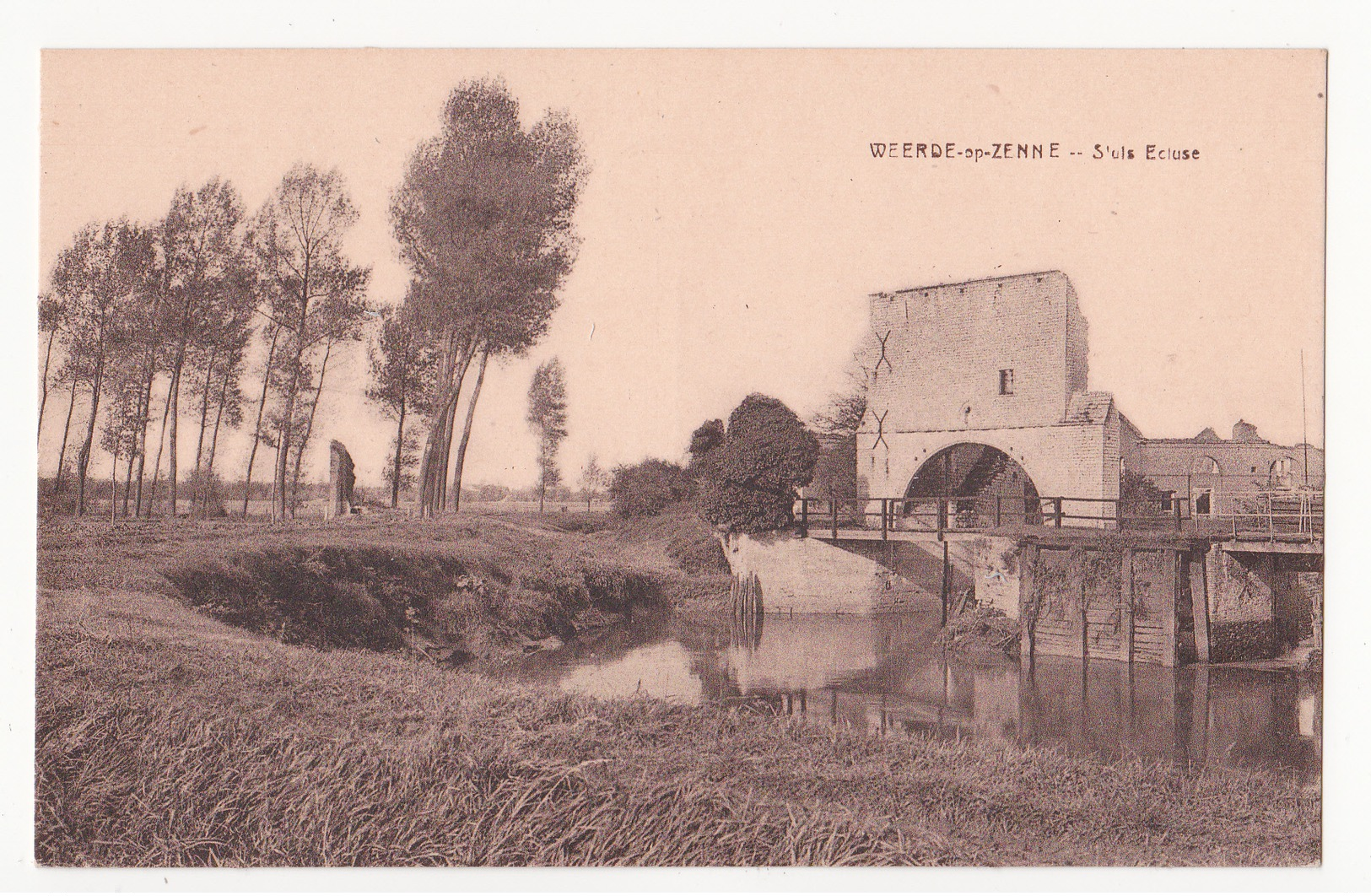 Weerde: Sluis. - Zemst