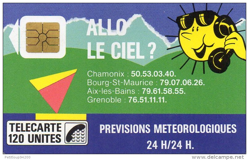 TELECARTE  ALLO LE CIEL 120 Unités  ( F 26 ) - 1988