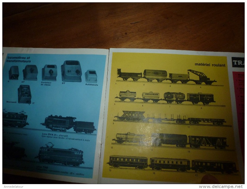 1960-1961 Catalogue MECCANO . TRAINS HORNBY . HOrnby-acHO . DINK TOYS 32 Ages Dont Coverture + 2 Annexes Dim. 21cm/14cm - Meccano