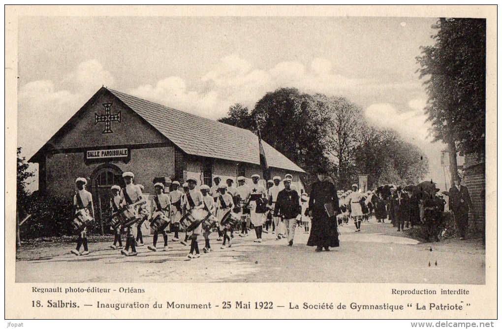 41 LOIR ET CHER - SALBRIS Inauguration Du Monument, 25 Mai 1922 (voir Descriptif) - Salbris