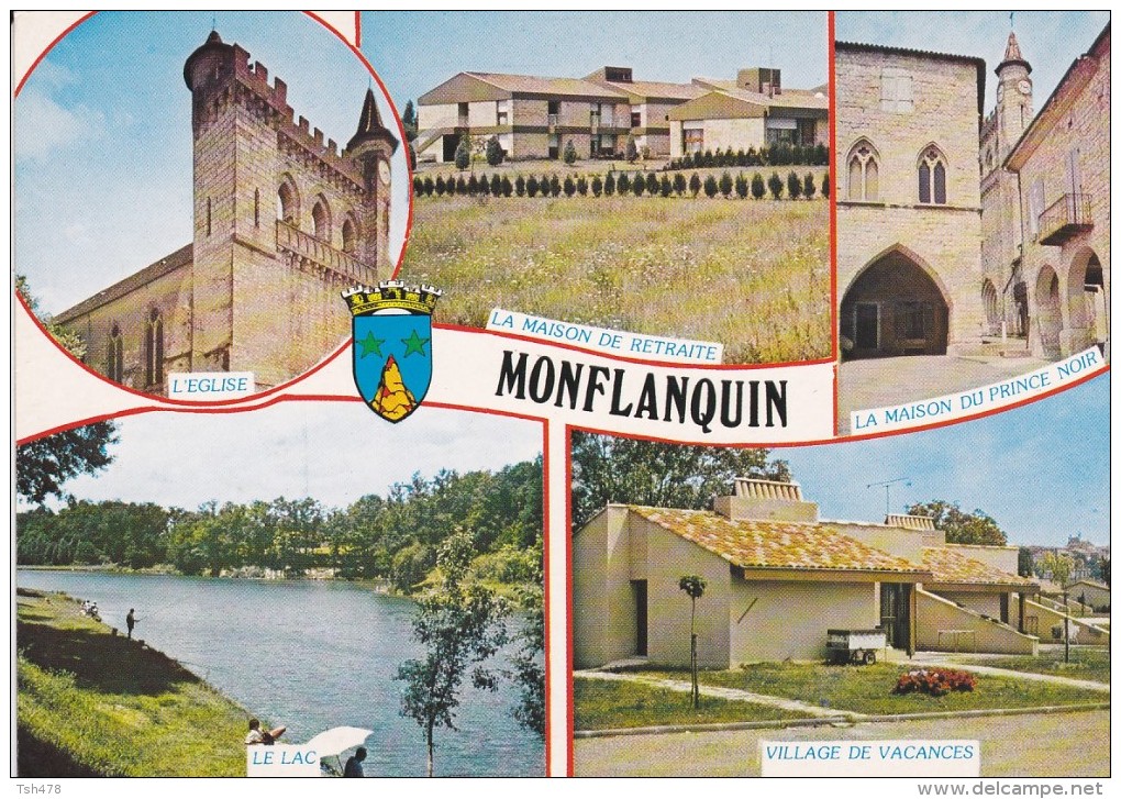 47---MONFLANQUIN---multivues---voir 2 Scans - Monflanquin