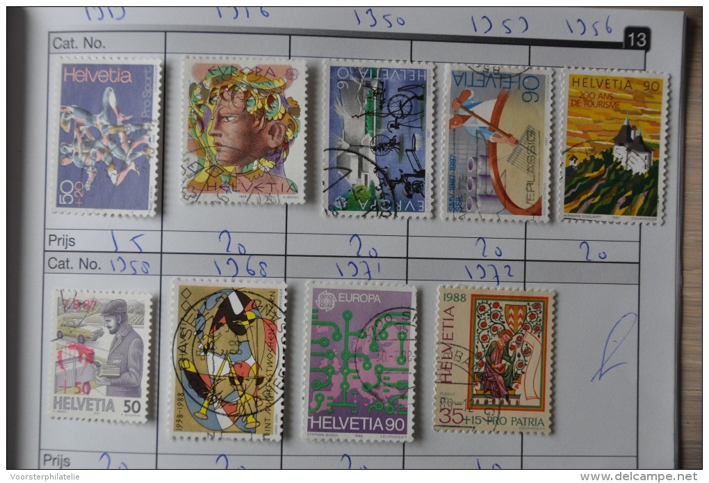 1 ++ BOOKLET WITH STAMPS ++ FRANCE AND SWITZERLAND ++ USED