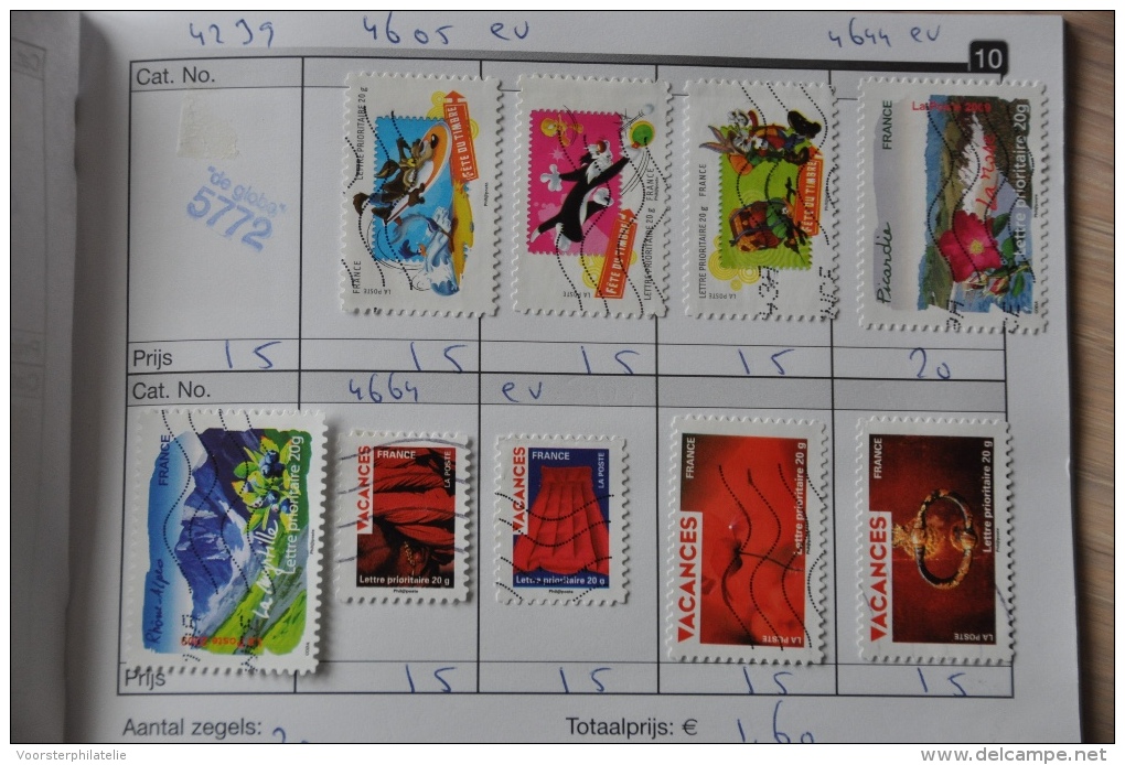 4 ++ BOOKLET WITH STAMPS ++ FRANCE ++ USED