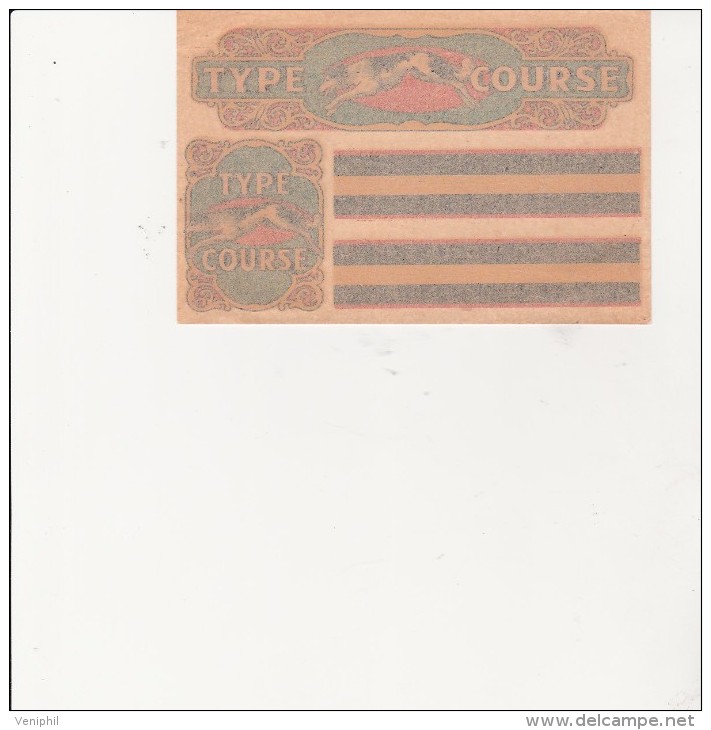 STICKERS TYPE VEL DE COURSE .NEUF -ANNEE 1950 - Other & Unclassified