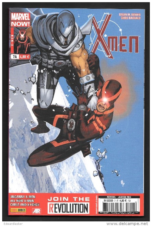 X-MEN [V4] N°7A - Janvier  2014 - Panini Comics - état Neuf - XMen