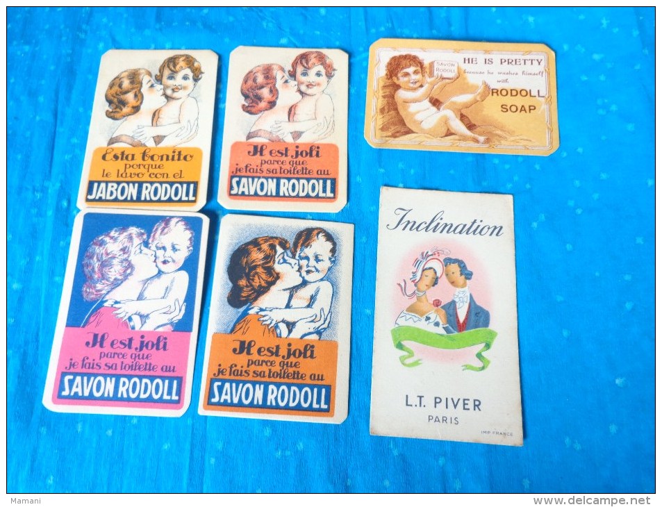 Cartes Parfumées Rodoll-jabon Rodoll-giraud-rodoll Soap  Giraud Lyons-lt Piver-bebe Sa Maman-joli Soir-offrande Dupuy-16 - Ohne Zuordnung