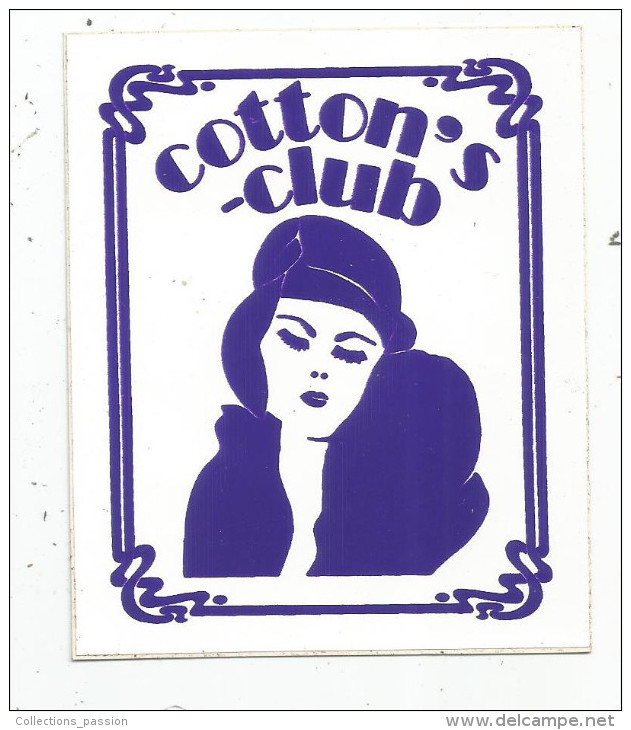 G-I-E , Autocollant , COTTON'S CLUB - Stickers
