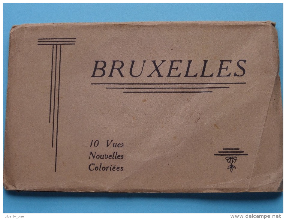 BRUXELLES ( P.I.B. ) Carnet 10 Kaarten ( Zie Foto´s Voor Details ) !! - Andere & Zonder Classificatie