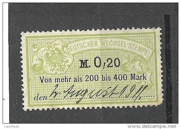 Germany O 1911 Wechsel-Stempel Revenue Official Fiscal O - Gebraucht